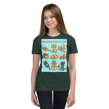 Load image into Gallery viewer, Spoiled Cat's Life Youth Short Sleeve T-Shirt
