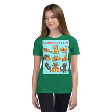 Load image into Gallery viewer, Spoiled Cat's Life Youth Short Sleeve T-Shirt

