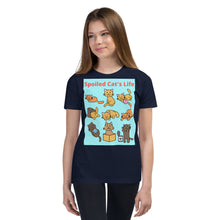 Load image into Gallery viewer, Spoiled Cat's Life Youth Short Sleeve T-Shirt

