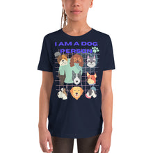 Load image into Gallery viewer, I am a Dog person Youth Short Sleeve T-Shirt
