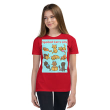 Load image into Gallery viewer, Spoiled Cat's Life Youth Short Sleeve T-Shirt
