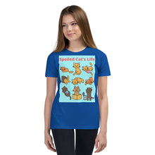 Load image into Gallery viewer, Spoiled Cat's Life Youth Short Sleeve T-Shirt
