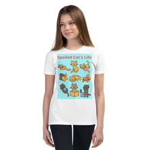 Load image into Gallery viewer, Spoiled Cat's Life Youth Short Sleeve T-Shirt
